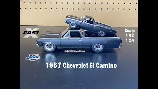 1967 Chevrolet El Camino By Jada | Fast X | Fast & Furious | Diecast Collector | Toretto | New |