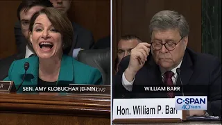 Complete exchange between Sen. Amy Klobuchar and Attorney General Barr (C-SPAN)