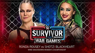 WWE Survivor Series 2022 | Ronda Rousey vs Shotzi Blackheart | SmackDown Women's Championship