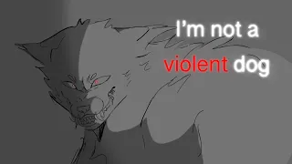 // I’m not a violent dog// (Sketch animation) TW! Dog abuse and blood!!