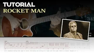 Guitar Tutorial: Rocket Man by Elton John