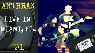 Anthrax Live in Miami Florida July 14 1991 FULL CONCERT