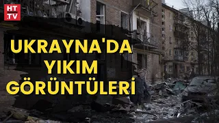 Ukrayna'da yıkım uydudan görünrülendi