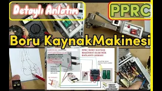 PPRC plastik Boru Kaynak Makinesi Tamiri Detaylı Anlatım, ( anahtar arızalı, değişimi ) repair