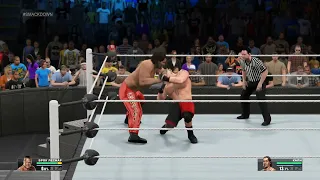WWE  2K15   GREAT  KALI  VS  BROCK   LESNAR