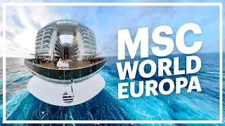 Así es el MSC WORLD EUROPA | ¿El crucero más innovador? 🛳️🌍