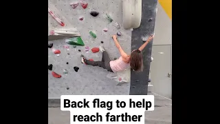 beginner climbing techniques | Flagging & Back Flagging