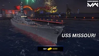 Buying USS Missouri With 50% Gold Discount -Modern Warships