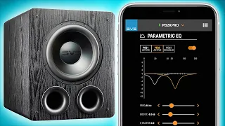 SVS Subwoofer App | Using PARAMETRIC EQ for BETTER BASS