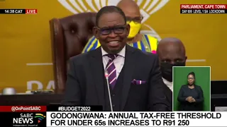 Budget 2022 | Minister Godongwana announces tax adjustments