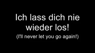 Oomph! - Wenn du weinst (Lyrics w/ English Translation)