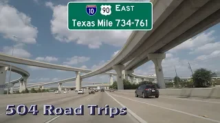 Road Trip #371 - I-10 East - Texas Mile 734 to 761 (Katy/Houston)