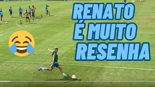 Renato Gaúcho ENSINA a cruzar no treino do Grêmio: "Essa aula é de graça"