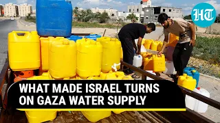Israel Compelled To Resume Water Supply To Gaza; Big Relief For War-Battered Palestinians