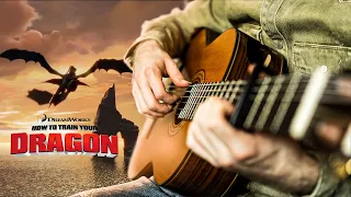 How To Train Your Dragon - Romantic Flight (fingerstyle classical guitar cover) w/Tabs