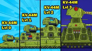 KB-44M EVOLUTION HYBRID  KV-43 vs KV-44 vs KV-45 vs KV-46 vs KV-47 Мультики про танки