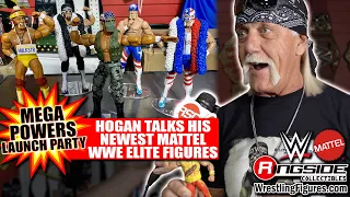 Hulk Hogan Talks His Latest Mattel WWE Wrestling Action Figures at the Mega Powers Launch Party!