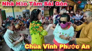 Gia Đình Ở Sài Gòn Tặng Quà 350 Người Khiếm Thị Khuyết Tật Tại Chùa Vĩnh Phước An | Khương Nhựt Minh