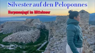 🎆 Silvester auf den Peloponnes- Auf Harpunenjagd im Mittelmeer 🧜‍♂️