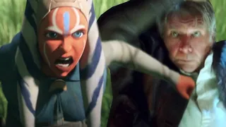 Han Solo gets spooked by Ahsoka's mom