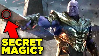 Avengers Endgame THANOS SWORD Secret Power Revealed! | Weapons of Marvel