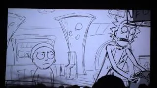 SDCC San Diego Comic-con 2014 Rick and Morty Season 2 animatic preview