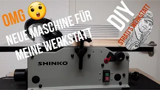 Mein neuer Shinko Abrichthobel AH150,Benchtop Abrichte #StratisWerkstatt