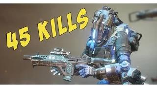 TITANFALL 2: Pretty Awesome Volt and Ion Gameplay 45 Kills