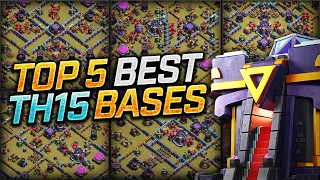 NEW Best (TOP 5) TH15 Bases (War/Trophy/Farming) for 2024 Town Hall 15 Base Links - Clash of Clans