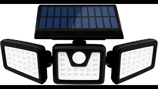 3 Head Solar Security Light Review
