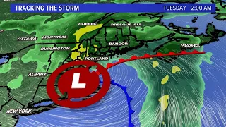 Coastal Storm to soak Maine this week.