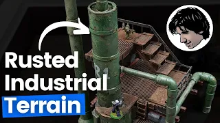 40k Industrial Wargaming Terrain (/w Rusted Effects)