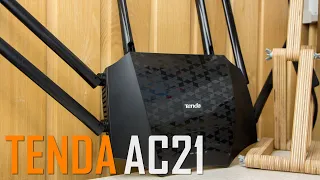 Tenda AC21 - ничего лишнего! Только быстрый Wi-Fi и порты 1 Гбит/с. Обзор роутера Тенда АС21