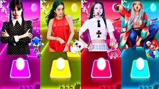 WEDNESDAY DANCE WITH MY HANDS 🆚 BLACKPINK JISOO FLOWER 🆚 FIFTY FIFTY CUPID SONG 🆚 TOCA TOCA ANIME