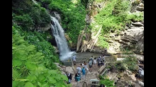 Курорт Роза Хутор: парк водопадов Менделиха