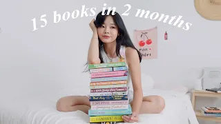 i read 15 books in 2 months.. let’s talk about them📚