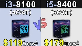 i3-8100 vs i5-8400 | Which is Better Value for Money...???