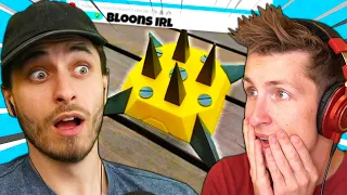 Reacting to Bloons TD 6 in REAL LIFE!