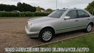 1998 MERCEDES E240 ELEGANCE AUTO
