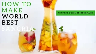 How to make World – Best Spanish Sangria 🍸🍍 | Perfect Summer Beverage Recipe | Two different ways