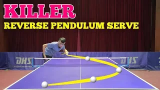 Learning KILLER Reverse Pendulum Serve | MLFM Table Tennis Tutorial