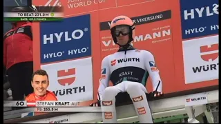 Stefan Kraft 246,5m NEW MEET RECORD Vikersund 2023