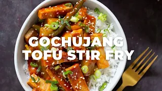 GOCHUJANG TOFU STIR FRY | VEGAN TOFU STIR FRY RECIPE - Vegan Richa Recipes