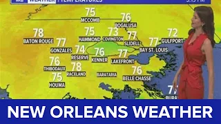 New Orleans Weather: Warm weekend with a few showers on Sunday