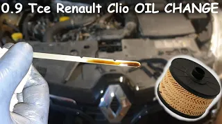 Renault Clio 4 Oil Change 0.9 Tce Engine