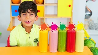 Jason y Alex aprenden los colores y dibujan | Vídeo educativo para niños