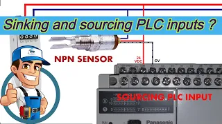 What is Sinking and Sourcing PLC inputs ? PNP NPN sensor wiring with PLC ?