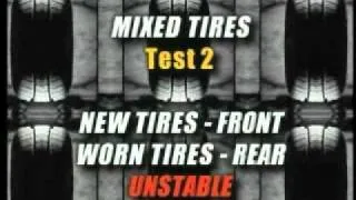 New tires rear or new tires front   Test