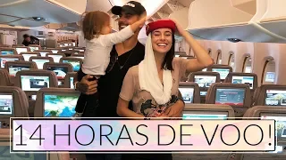 O  1º e mais longo voo em família - Viagem Internacional / Emirates |NAIUMI GOLDONI