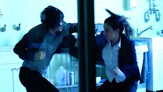 Jane Doe vs. Female Guard [Blindspot - S1E22 - "If Love a Rebel, Death Will Render"]